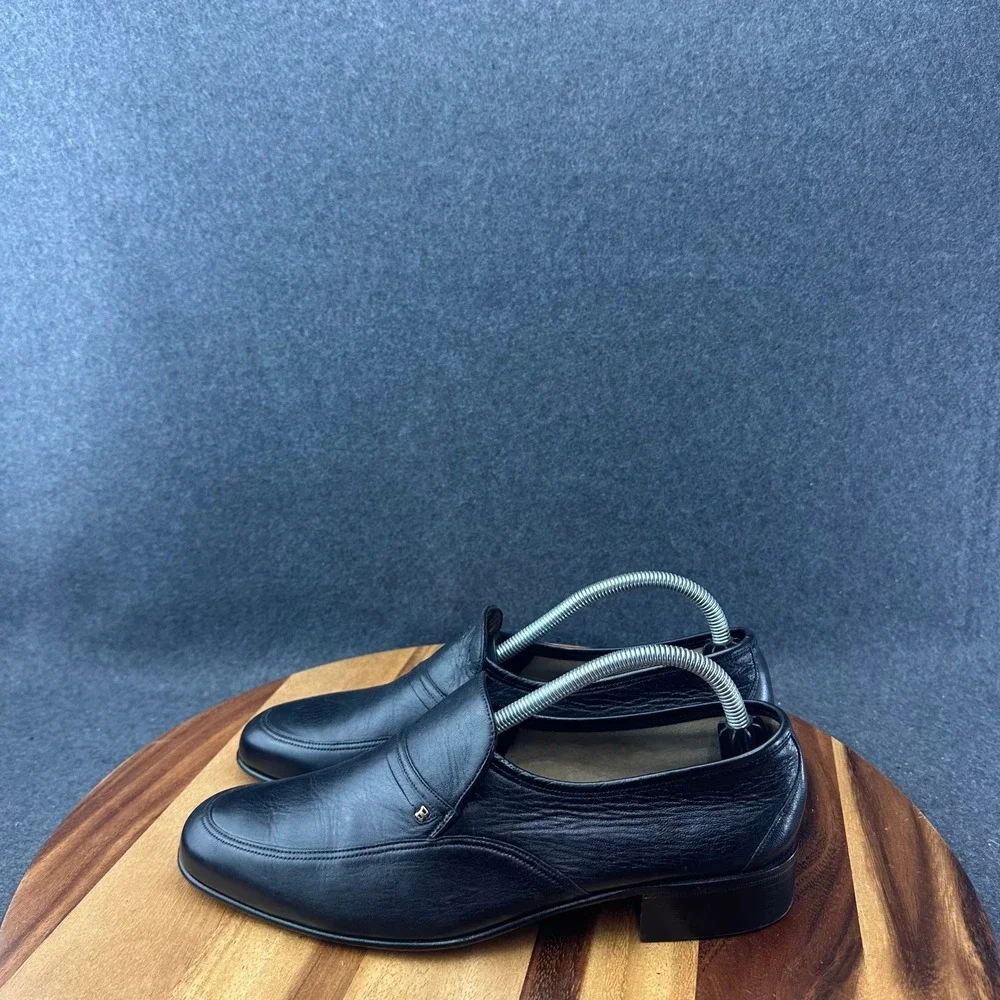 Bally of Switzerland Continentals Sligo Black Leather Loafers Mens 9N 518599